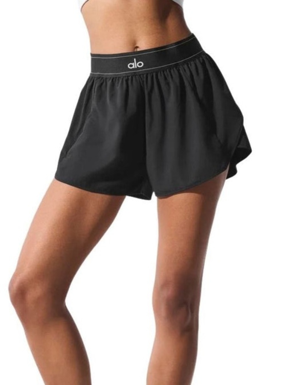 Alo Yoga Match Point Shorts In Black Size XSmall